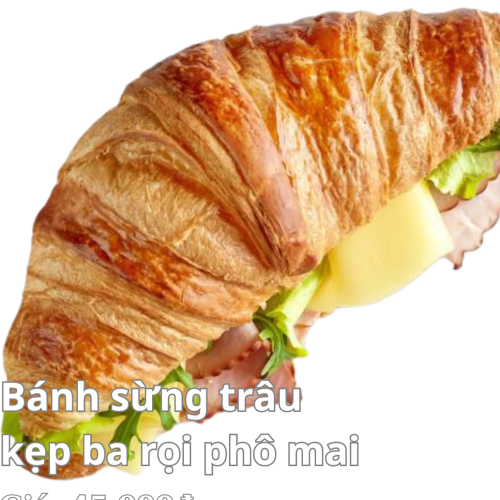 classic bacon ,cheese, croissant