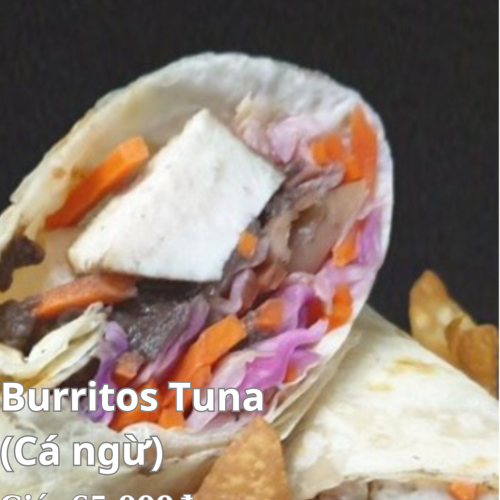 Burritos Tuna (Cá ngừ)