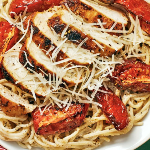 Fresh pasta with chicken(mì ý tươi với gà)