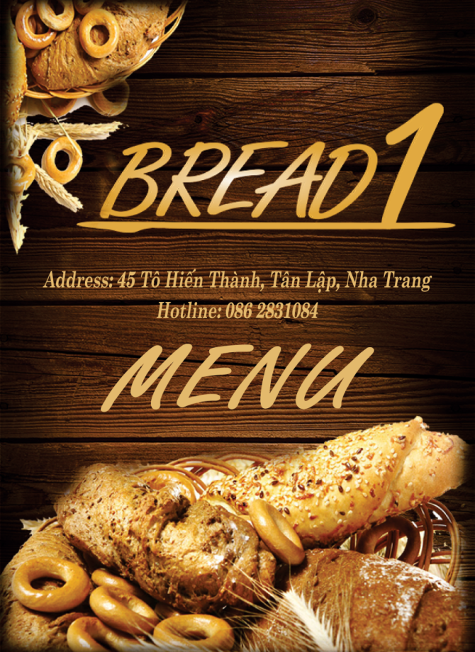 Menu Bread 1