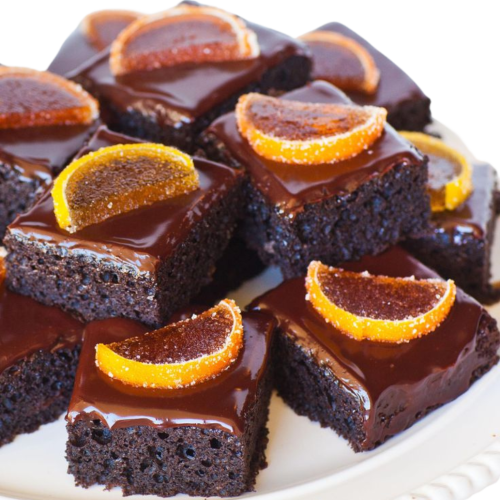 Orange chocolate bar